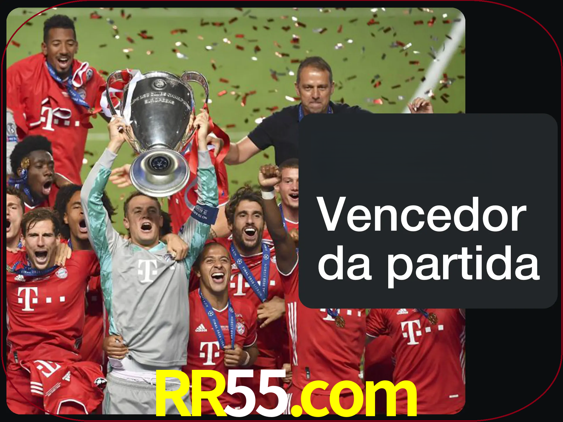 Aposte no vencedor e ganhe uma grande quantia de dinheiro.